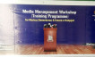 Media Management Workshop (Training Program)